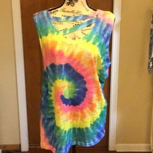 EUC Super Cute & Comfy Tie Dyed Sleeveless Top brought from Boutique
